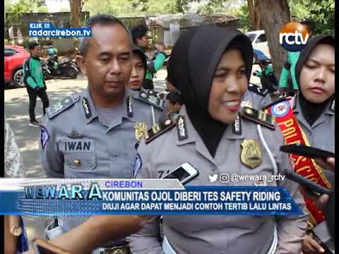 Komunitas Ojol Diberi Tes Safety Ride