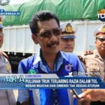 Puluhan Truk Terjaring Razia Dalam Tol