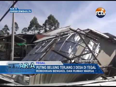 Puting Beliung Terjang 3 Desa Di Tegal