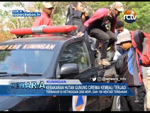 Kebakaran Hutan Gunung Ciremai Kembali Terjadi