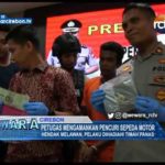 Petugas Mengamankan Pencuri Sepeda Motor