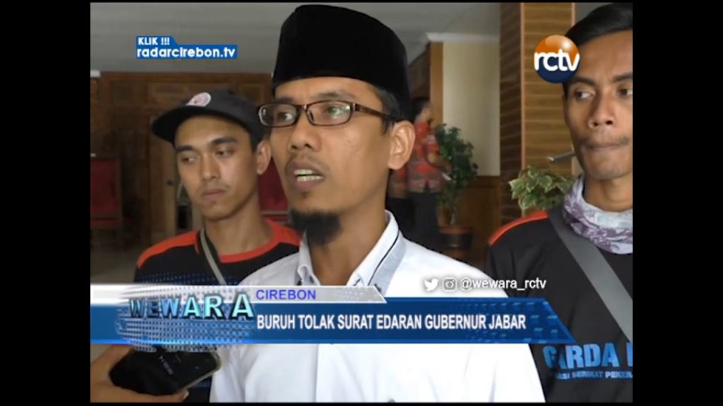 Buruh Tolak Surat Edaran Gubenur Jabar