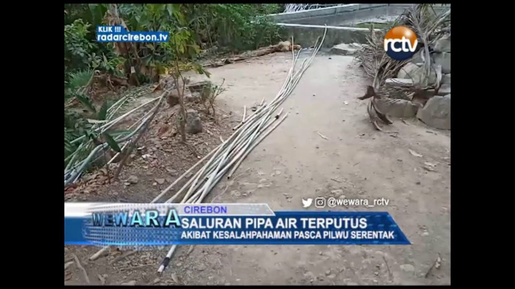 Saluran Pipa Air Terputus Akibat Kesalahpahaman Pasca Pilwu Serentak