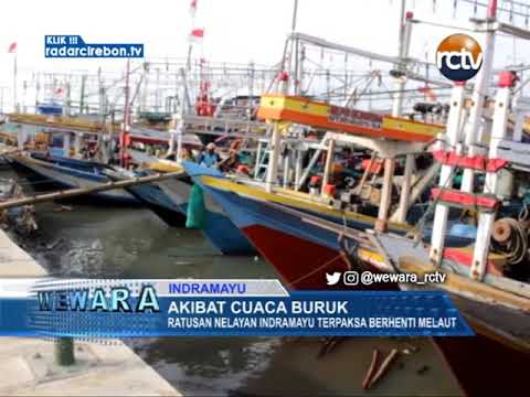 Akibat Cuaca Buruk, Ratusan Nelayan Indramayu Terpaksa Berhenti Melaut