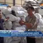 KPU Kuningan Bongkar Gudang Logistik