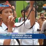 Guru Honorer Tuntut Upah Sesuai UMK