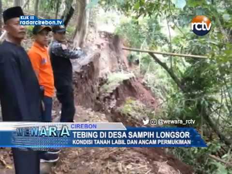 Tebing Di Desa Sampih Longsor