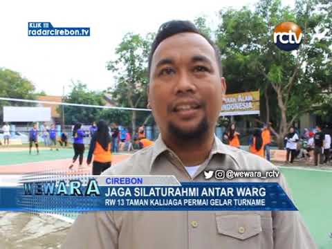 RW 13 Taman Kalijaga Permai Gelar Turnamen Voli