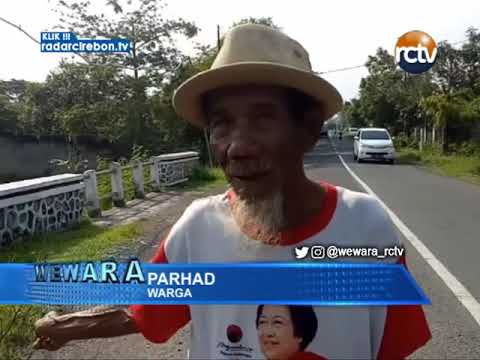 Jalan Sindanglaut-Pabuaran Amblas Bergelombang