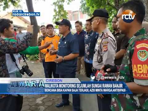 Walikota Monitoring Sejumlah Sungai Rawan Banjir