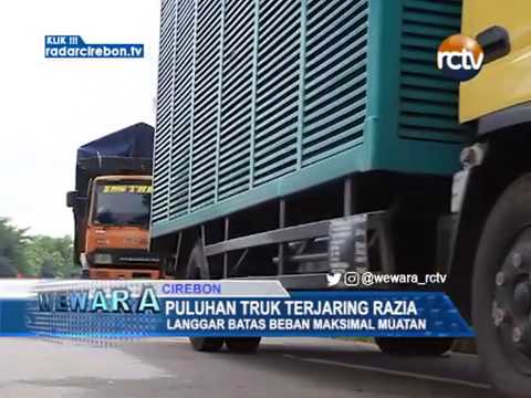 Puluhan Truk Terjaring Razia