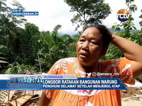 Longsor Ratakan Bangunan Warung