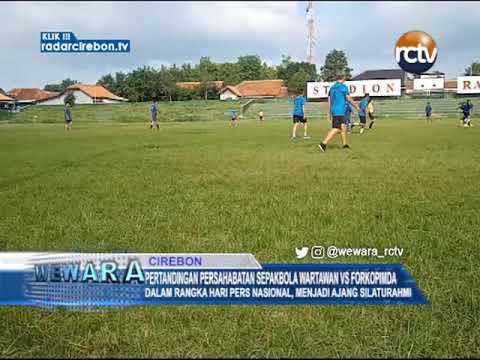 Pertandingan Persahabatan Sepak Bola Wartawan VS Forkopimda