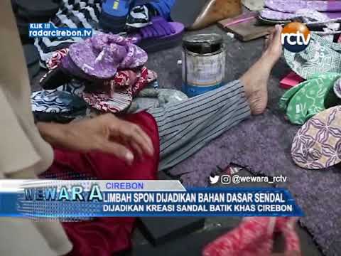 Limbah Spon Dijadikan Bahan Dasar Sendal