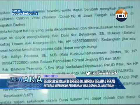 Seluruh Sekolah Di Brebes Diliburkan Selama 2 Pekan