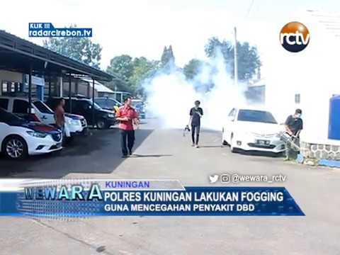 Polres Kuningan Lakukan Fogging