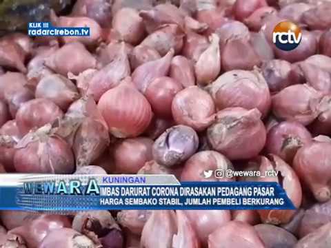 Imbas Darurat Corona Dirasakan Pedagang Pasar