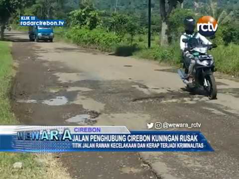 Jalan Penghubung Cirebon Kuningan Rusak