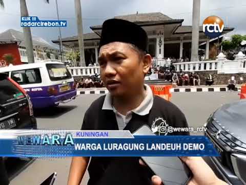 Warga Luragung Landeuh Demo