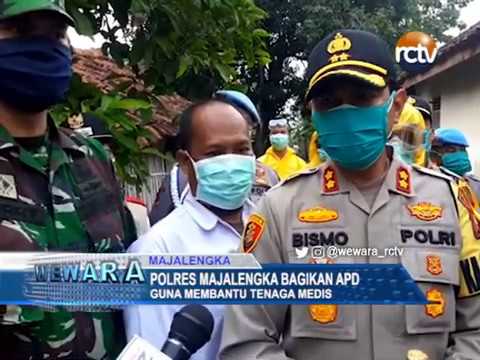 Polres Majalengka Bagikan APD