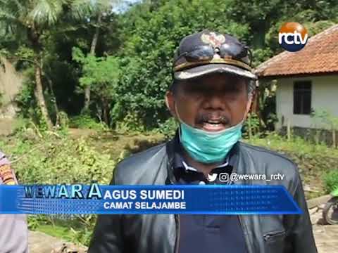 Longsor Membendung Sungai Cijolang, Air Meluap Ke Pemukiman Desa Ciberung Selajambe