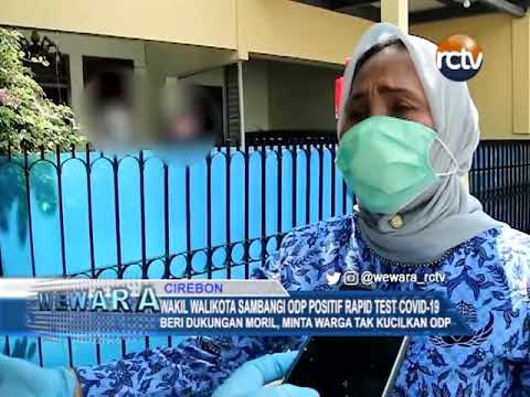 Wakil Walikota Sambangi ODP Positif Rapid Test Covid-19