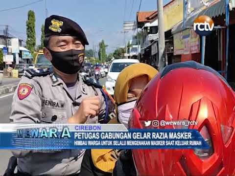 Petugas Gabungan Gelar Razia Masker