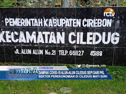 Dampak Covid-19 Alun-Alun Ciledug Sepi Dari PKL