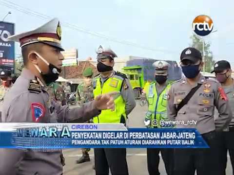 Penyekatan Digelar Di Perbatasan Jabar-Jateng