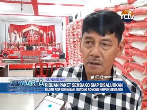 Ribuan Paket Sembako Siap Disalurkan