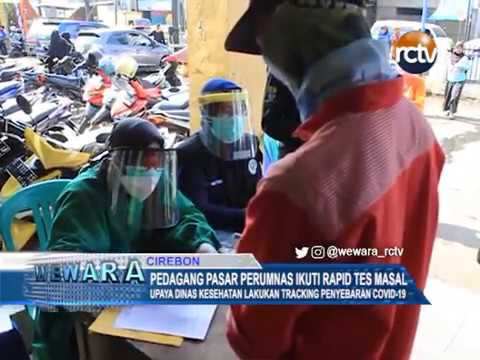 Pedagang Pasar Perumnas Ikuti Rapid Tes Masal