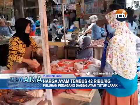 Harga Ayam Tembus 42 Ribu Perkilogram