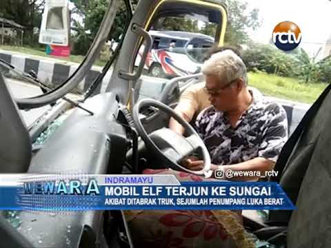 Mobil Elf Terjun Ke Sungai