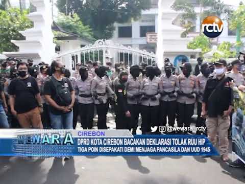 DPRD Kota Cirebon Bacakan Deklarasi Tolak RUU HIP DPRD Kota Cirebon Bacakan Deklarasi Tolak RUU HIP