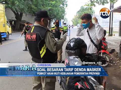 Soal Besaran Tarif Denda Masker