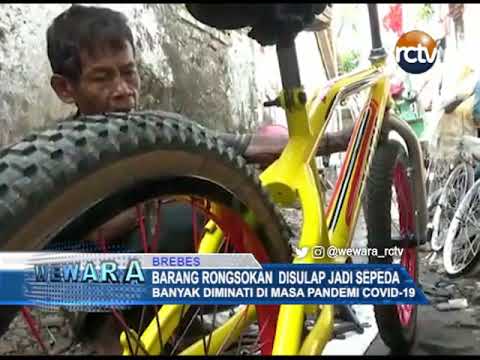 Barang Rongsokan Disulap Jadi Sepeda