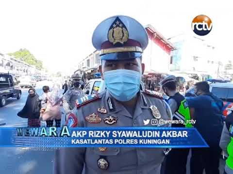 Polres Kuningan Sebar 7 Ribu Masker