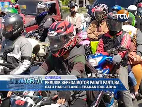 Pemudik Sepeda Motor Padati Pantura