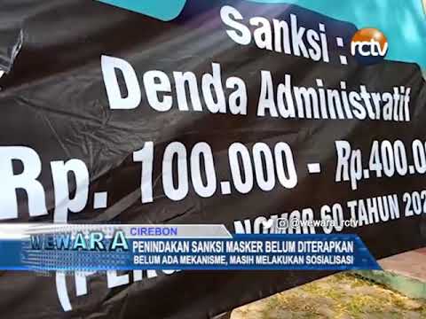 Penindakan Sanksi Masker Belum Diterapkan