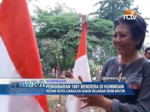 Pengibaran 1001 Bendera Di Kuningan