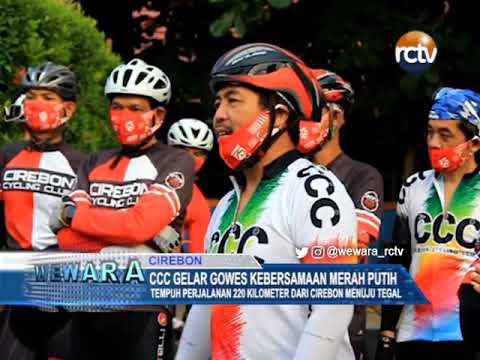 CCC Gelar Gowes Kebersamaan Merah Putih, Tempuh Perjalanan 220 Kilometer Cirebon-Tegal