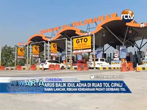 Tol Cipali Ramai Lancar, Ribuan Kendaraan Padati Gerbang Tol