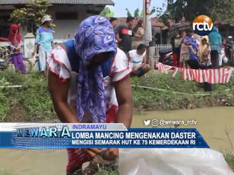 Lomba Mancing Mengenakan Daster