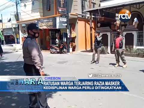 Ratusan Warga Terjaring Razia Masker