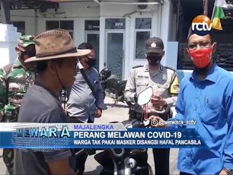 Warga Tak Pakai Masker Disangsi Hafal Pancasila