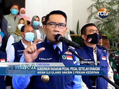 Gubernur Rasakan Pegal-Pegal Setelah Divaksin