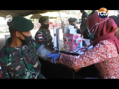 TNI Gelar Baksos Donor Darah Gratis di Perbatasan RI-PNG