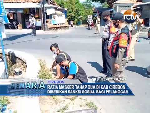 Razia Masker Tahap Dua di Kab Cirebon