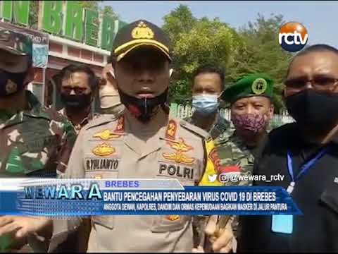 Anggota Dewan, Kapolres, Dandim dan Ormas Kepemudaan Bagikan Masker Di Jalur Pantura