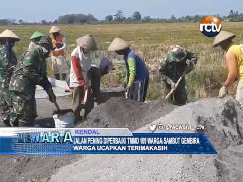 Jalan Pening Diperbaiki TMMD 109 Warga Sambut Gembira